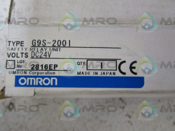 OMRON G9S-2001 SAFETY RELAY  NSMP