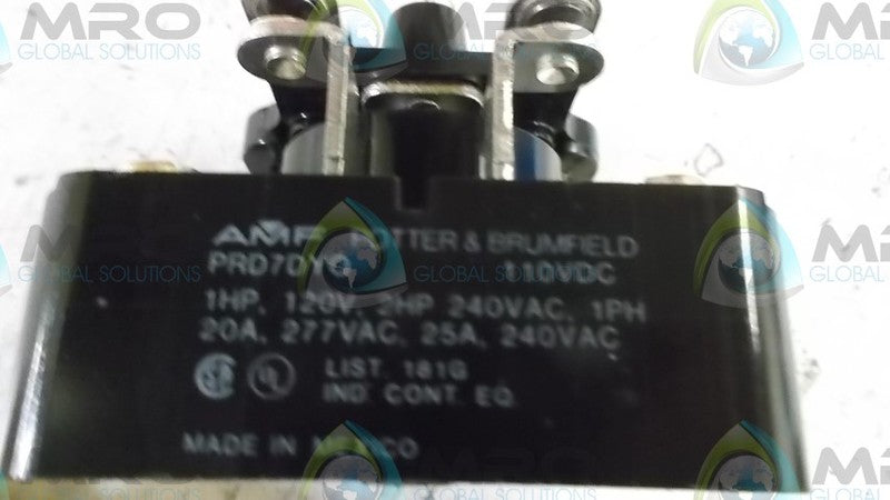 POTTER & BRUMFIELD PRD-7DY0-110 RELAY  NSMP