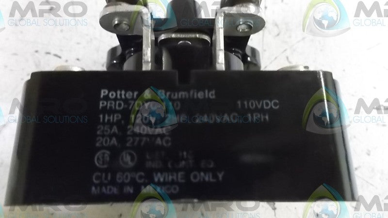 POTTER & BRUMFIELD PRD-7DY0-110 RELAY  NSNP