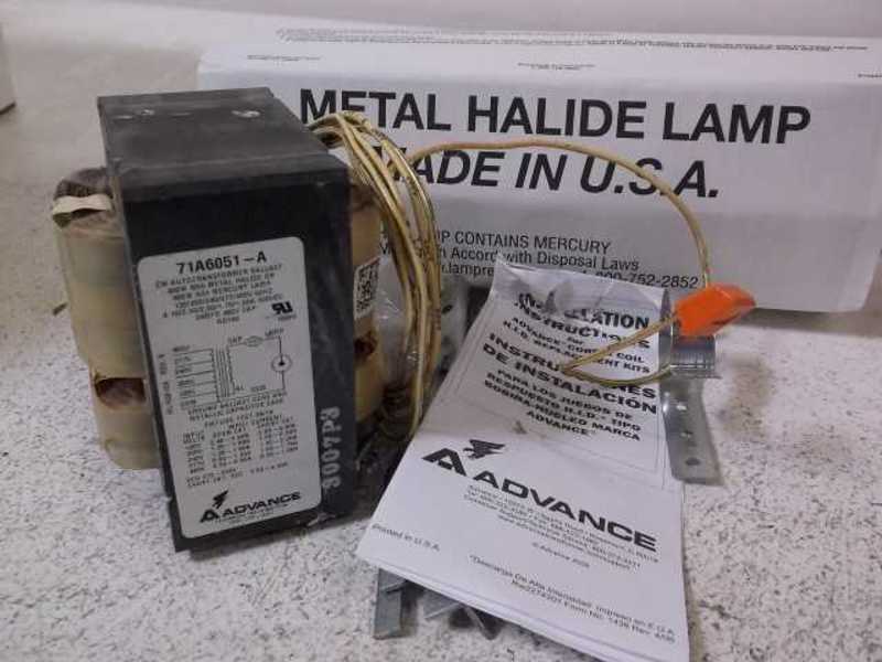 ADVANCE 71A6051 LAMP & BALLAST KIT  NSMP