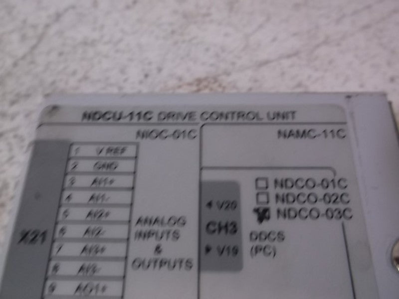 ABB NDCU-11C INVERTER CONTROL UNIT  UNMP