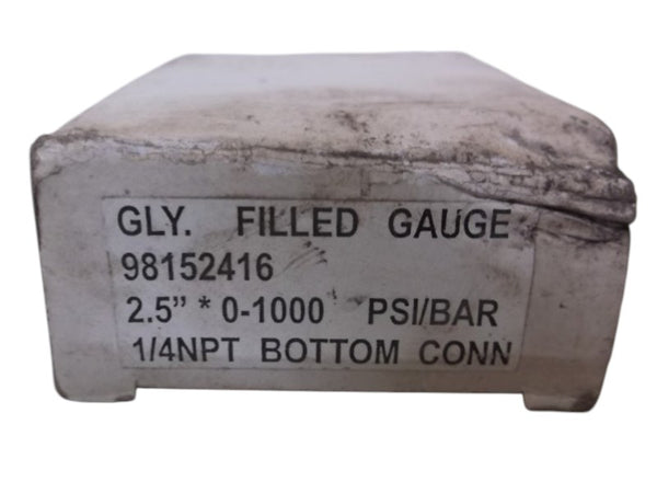98152416 GLYCERIN FILLED GAUGE  NSMP