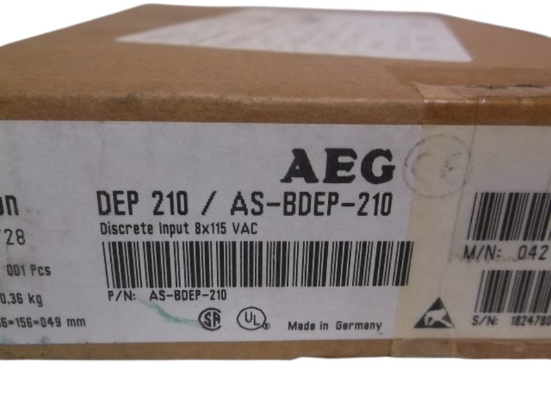 AEG MODICON DEP210/AS-BDEP-210 DISCRETE INPUT MODULE  NSMP