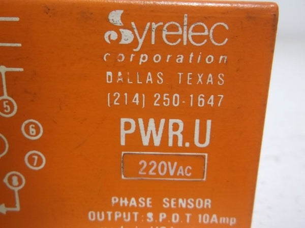 SYRELEC PWR.U220 RELAY  UNMP