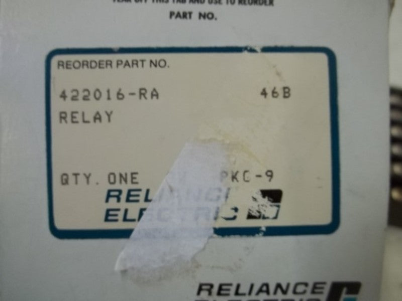 RELIANCE ELECTRIC 422016-RA RELAY  UNMP