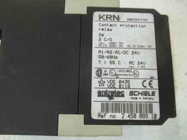 ENTRELEC 2.450.089.10 CONTACT PROTECTION MONITORING RELAY  UNMP