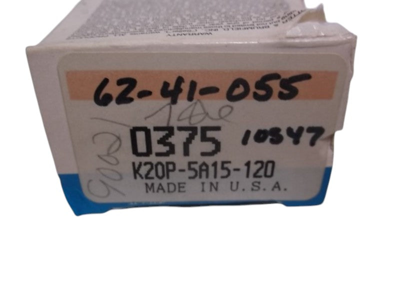 POTTER & BRUMFIELD K20P-5A15-120 RELAY 120V  NSMP