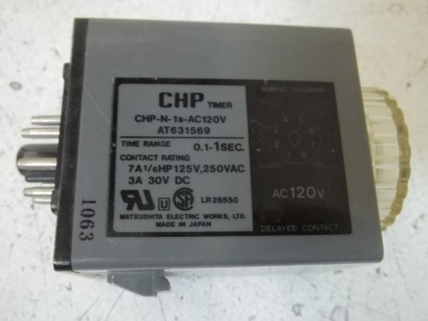 CHP CHP-N-1S-AC120V RELAY  UNMP