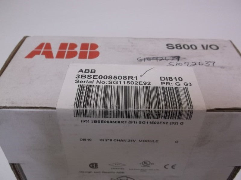 ABB DI810 3BSE008508R1 INPUT MODULE  NSFS