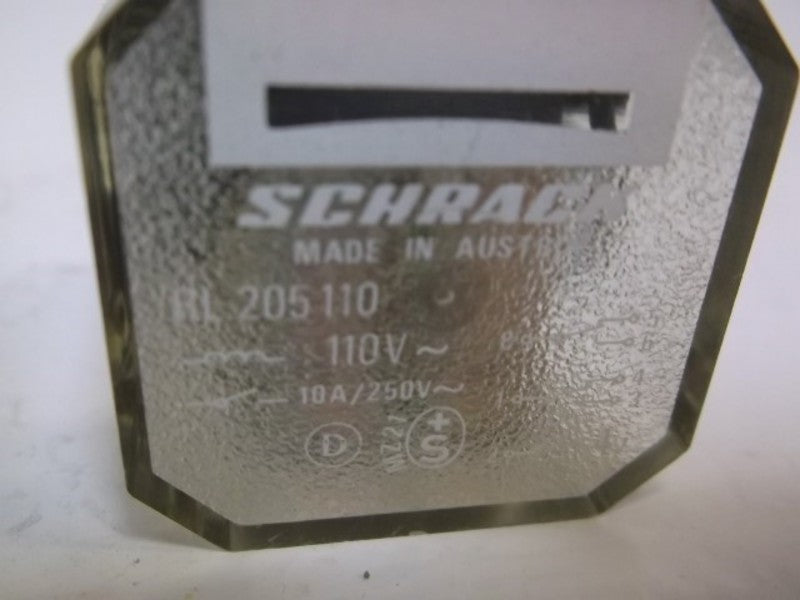 SCHRACK RL205 110 RELAY 10AMP  NSNP