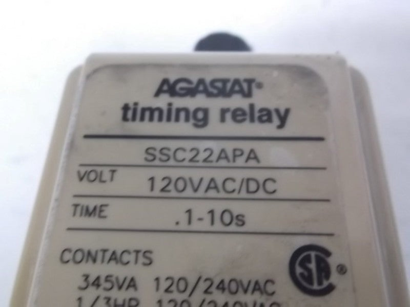 AGASTAT SSC22APA TIMING RELAY  UNMP