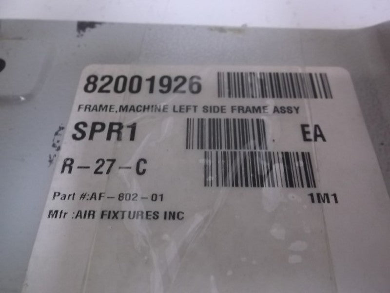 AIR FIXTURES AF-802-01 MACHINE LEFT SIDE FRAME ASSY  UNMP