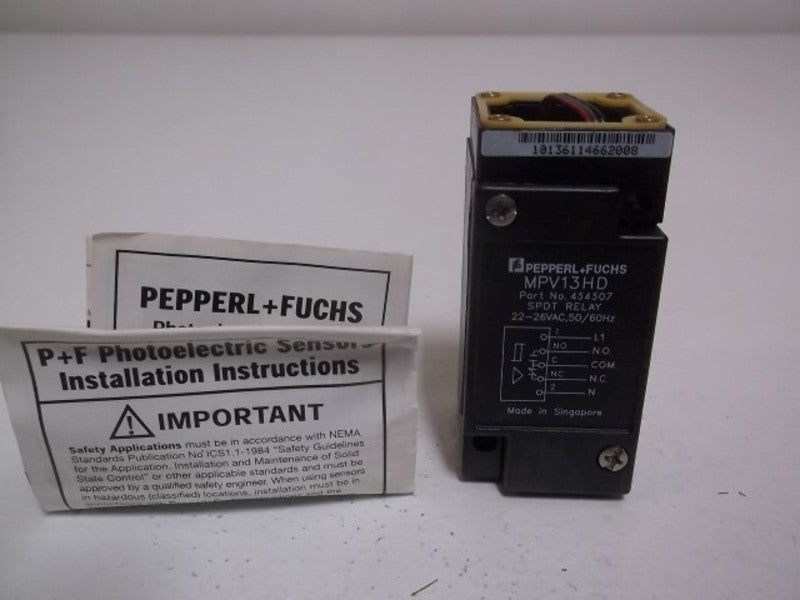 PEPPERL+FUCHS MPV13HD PHOTO AUTOMATION SENSOR  NSMP