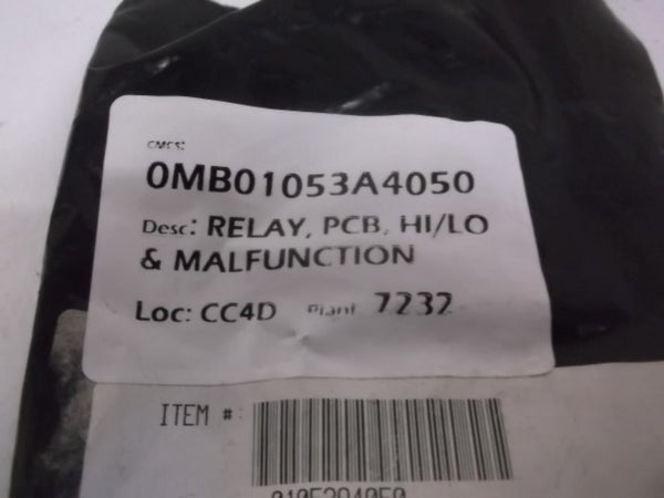 SIEGER LIMITED 1053A4050 PCB HI/LO RELAY  UNMP