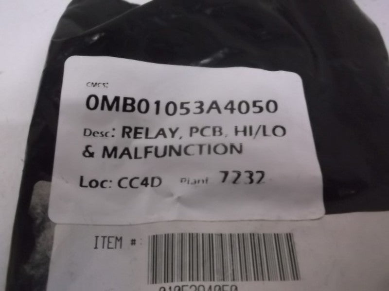SIEGER LIMITED 1053A4050 PCB HI/LO RELAY  UNMP