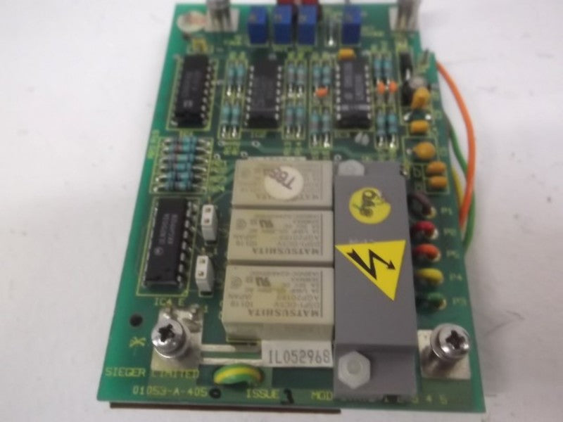 SIEGER LIMITED 1053A4050 PCB HI/LO RELAY  UNMP