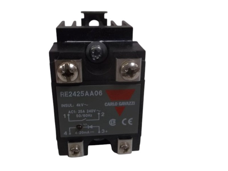 CARLO GAVAZZI RE2425AA06 SOLID STATE RELAY (AS PICTURED)  UNMP
