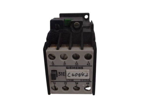 SIEMENS 3TH8031-0B RELAY 16AMP 4POLE 24VDC  UNMP