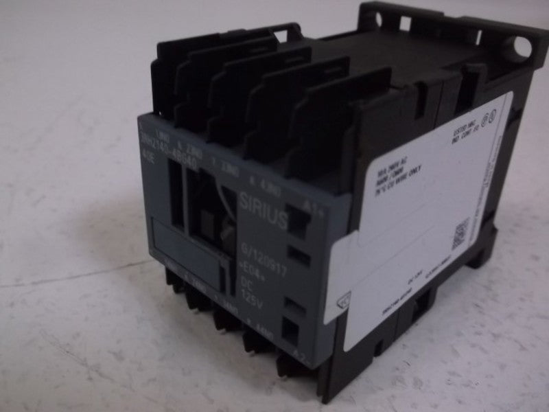 SIRIUS 3RH2140-4BG40 CONTACTOR RELAY (AS PICTURED)  NSNP