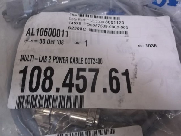 AL10600011 MULTI-LAB 2 POWER CABLE  NSNP IN A BAG