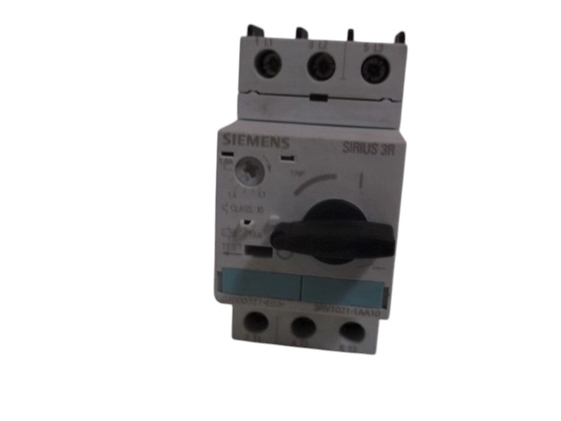 SIEMENS 3RV1021-1AA10 OVERLOAD RELAY (AS PICTURED)  NSNP