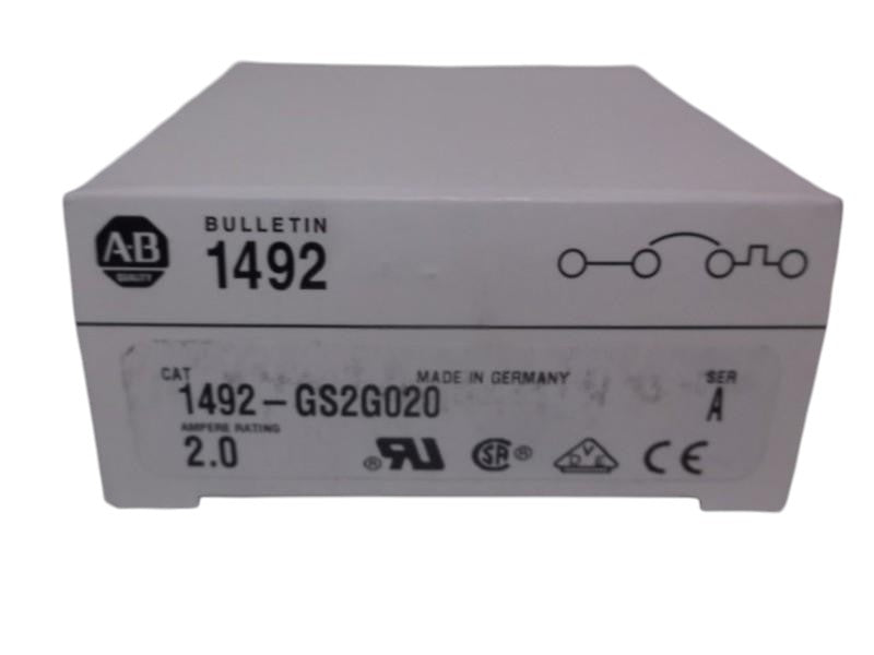 ALLEN BRADLEY 1492-GS2G020 SER. A MINIATURE CIRCUIT BREAKER 2.0A  NSMP