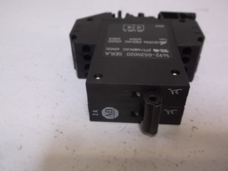 ALLEN BRADLEY 1492-GS2G020 SER. A MINIATURE CIRCUIT BREAKER 2.0A  NSMP
