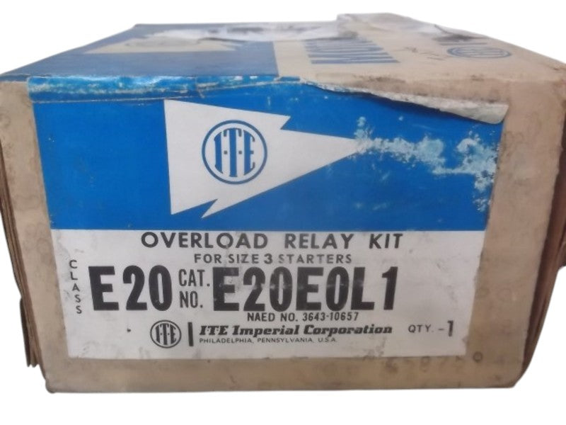 ITE E20E0L1 OVERLOAD RELAY KIT CLASS E20  NSMP