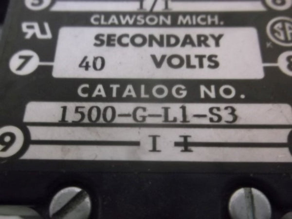 MAGNETEK 1500-G-L1-S3 LIQUID LEVEL CONTROL RELAY  NSNP