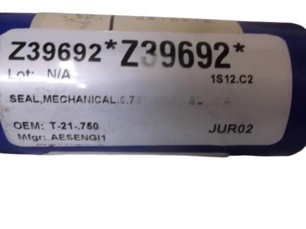 AESSEAL  PO4-ABZ1-0191 MECHANICAL SEAL 0.75" SHAFT/SLV  ORIGINAL PACKAGE