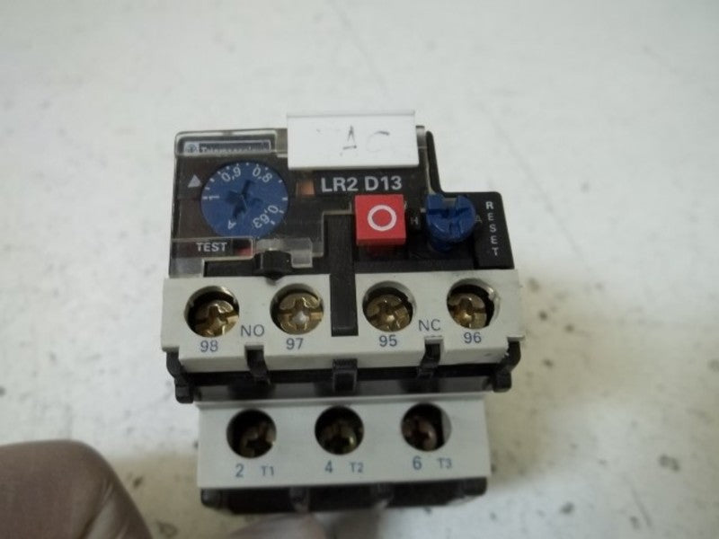 TELEMECANIQUE LR2-D1305 OVERLOAD RELAY 0,63-1  UNMP