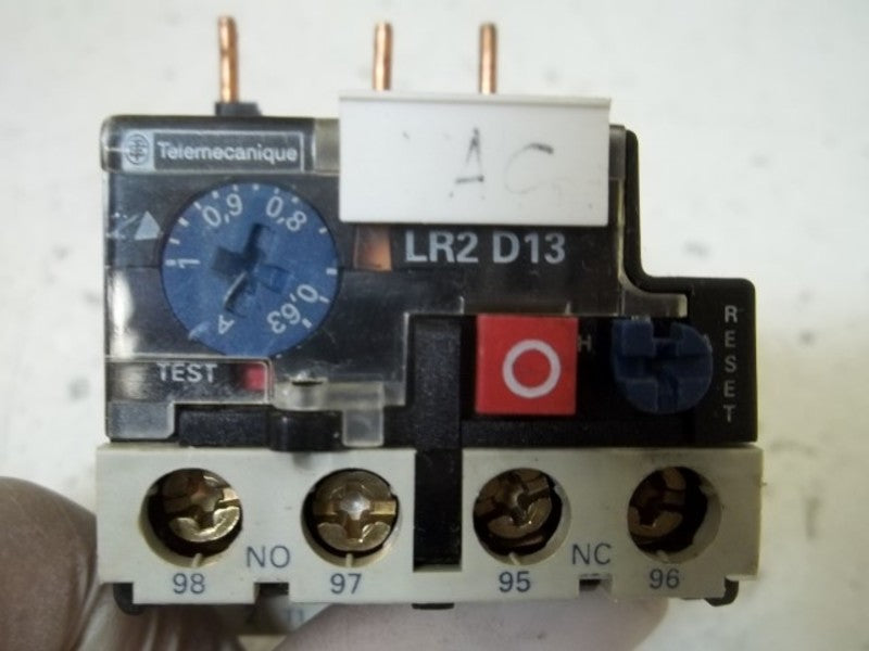 TELEMECANIQUE LR2-D1305 OVERLOAD RELAY 0,63-1  UNMP