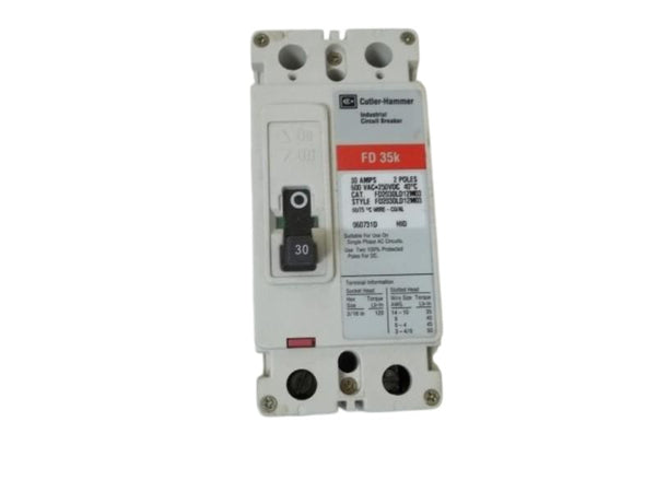 CUTLER HAMMER FD2030LC12M03 CIRCUIT BREAKER  UNMP