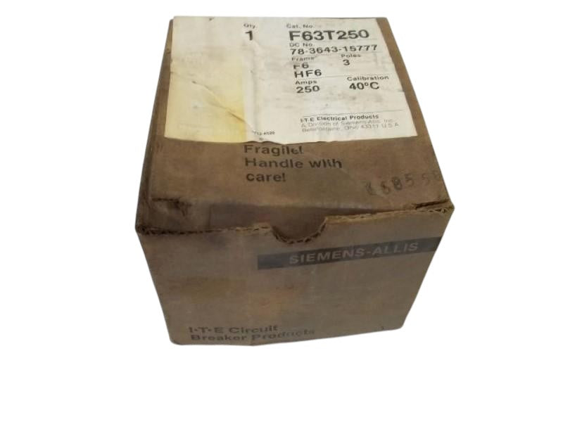 SIEMENS F63T250 BREAKER  NSMP