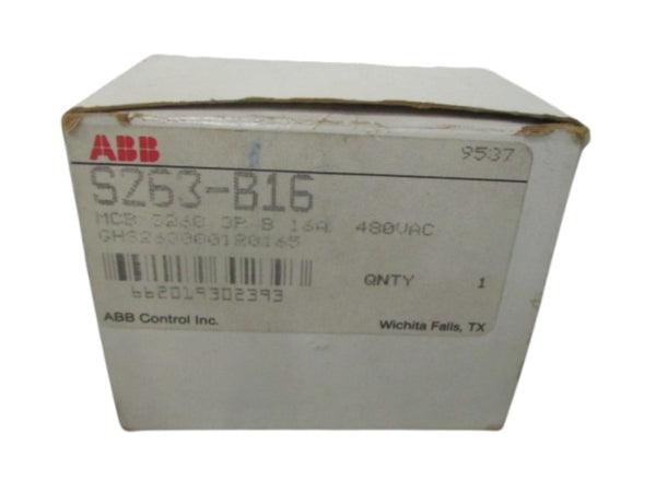 ABB S263-B16 CIRCUIT BREAKER 16A  NSMP
