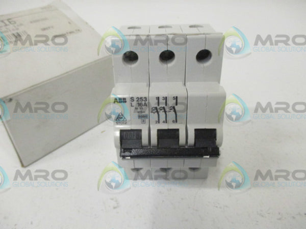 ABB S253-L16 CIRCUIT BREAKER 16A  NSMP