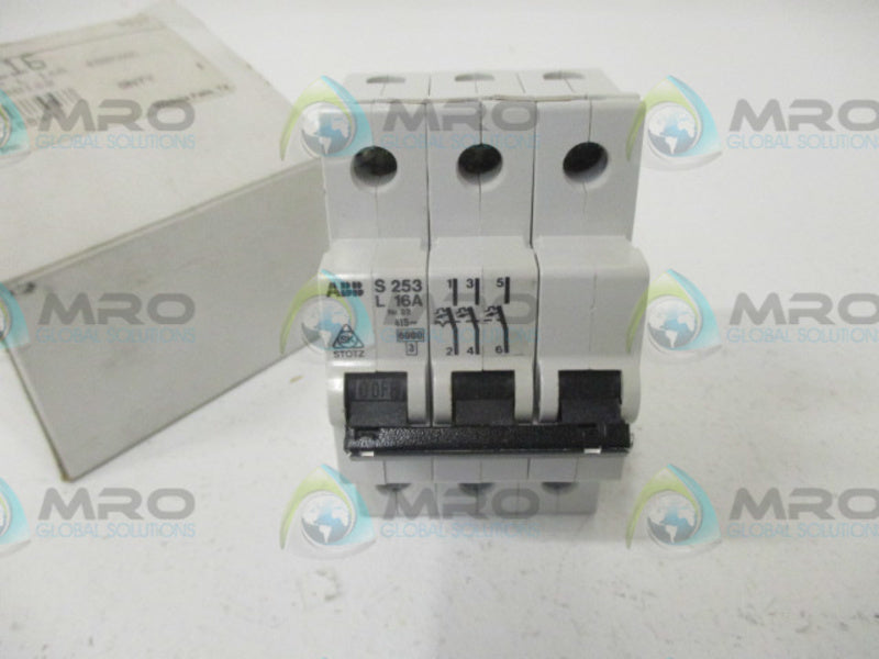ABB S253-L16 CIRCUIT BREAKER 16A  NSMP
