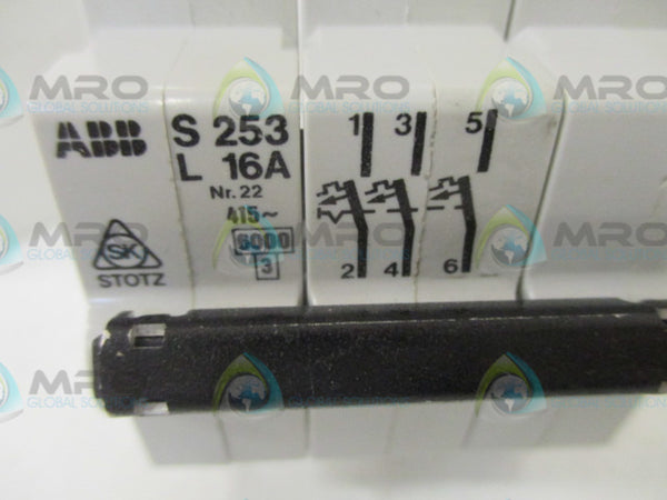 ABB S253-L16 CIRCUIT BREAKER 16A  NSMP