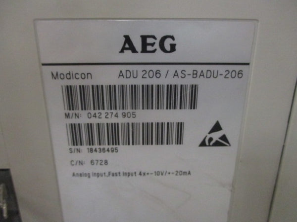 AEG ADU 206 / AS-BADU-206 INPUT MODULE ANALOG  UNMP