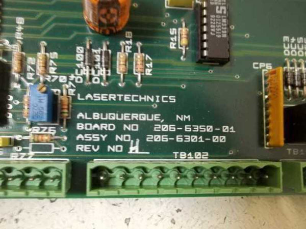 LASERTECHNICS 206-6301-00 206-6350-01 PC BOARD ASSEMBLY  NSNP