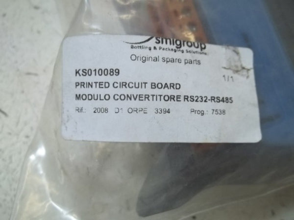 SMIGROUP KS010089 PRINTED CIRCUIT BOARD  NSNP IN A BAG