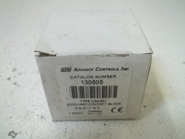ACI 130505 TYPE CA4-431 AUXILIARY CONTACT BLOCK  NSMP