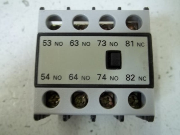 ACI 130505 TYPE CA4-431 AUXILIARY CONTACT BLOCK  NSMP