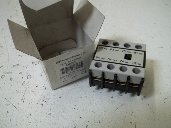 ACI 130505 TYPE CA4-431 AUXILIARY CONTACT BLOCK  NSMP