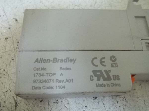 ALLEN BRADLEY 1734-TOP SER.A TERMINAL BASE  UNMP