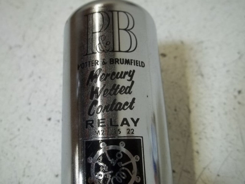 POTTER & BRUMFIELD JM2 115 22 RELAY  UNMP