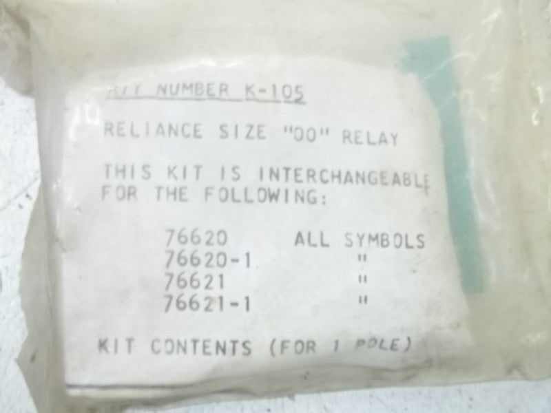 RELIANCE ELECTRIC K-105 SIZE 00 RELAY  NSMP