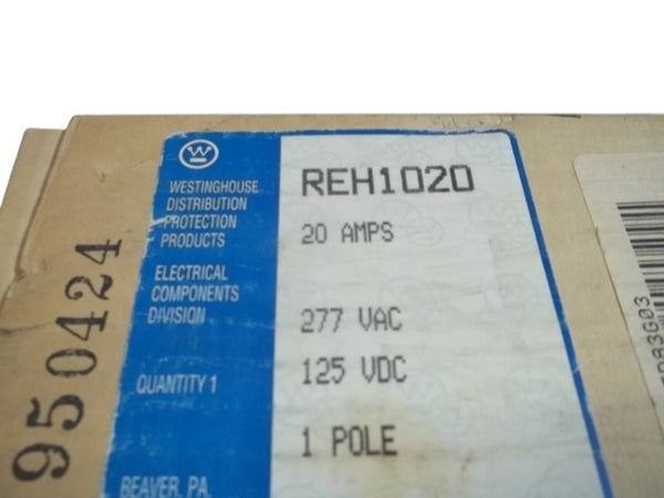 WESTINGHOUSE REH1020 CIRCUIT BREAKER 20A  NSMP