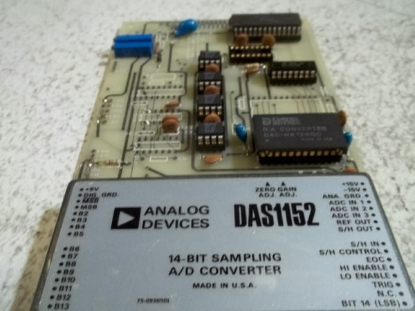 BABCOCK & WILCOX 147972 ANALOG I / O BOARD  UNMP