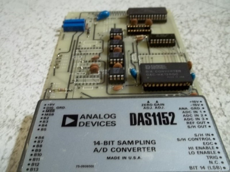 BABCOCK & WILCOX 147972 ANALOG I / O BOARD  UNMP